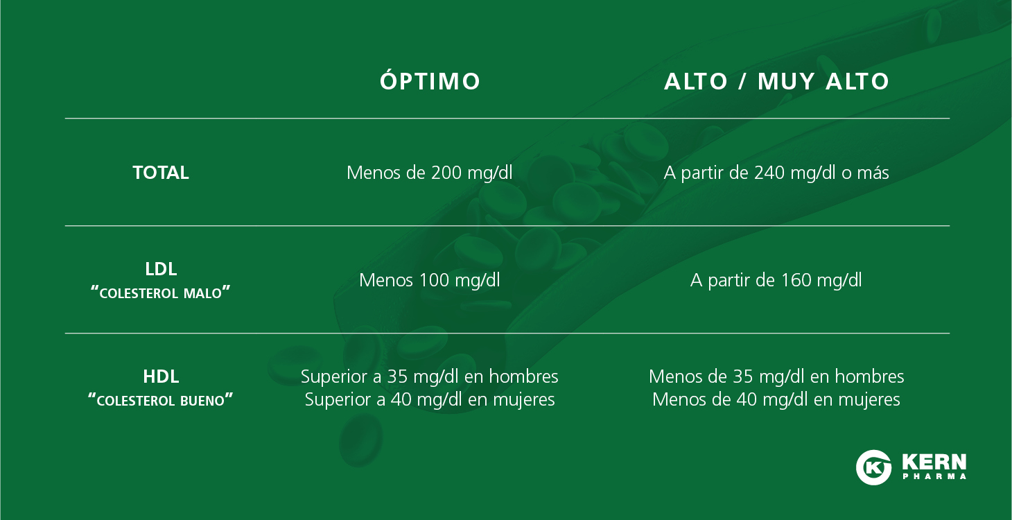 Colesterol: ¿qué es y cómo se mantiene a raya? | Kern Pharma